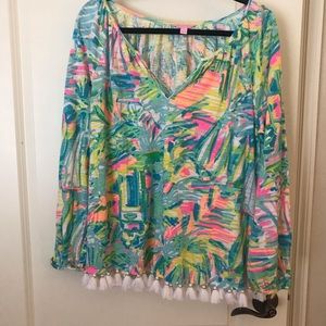 Lilly Pulitzer top.  Never worn. No tags. Size L